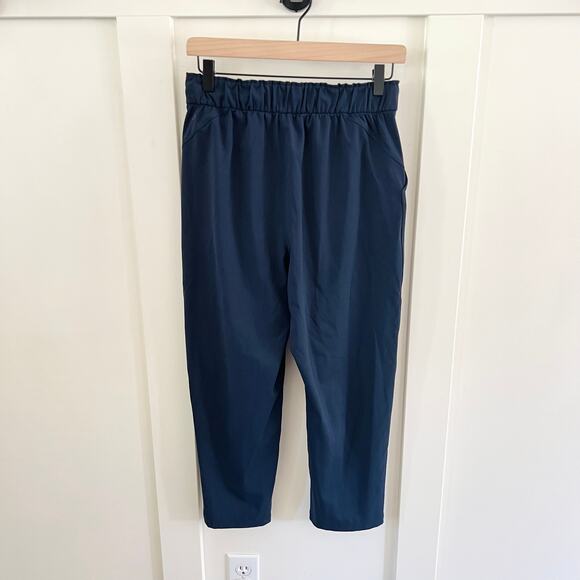 Lululemon Keep Moving Crop Pants True Navy W6BJXS Women's Size 6 - Picture 6 of 10